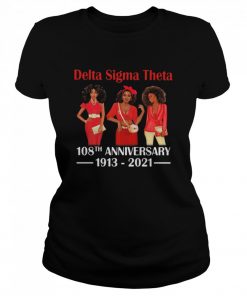 Delta Sigma Theta 108th Anniversary 1913 2021 Wear Clothes Red  Classic Women's T-shirt