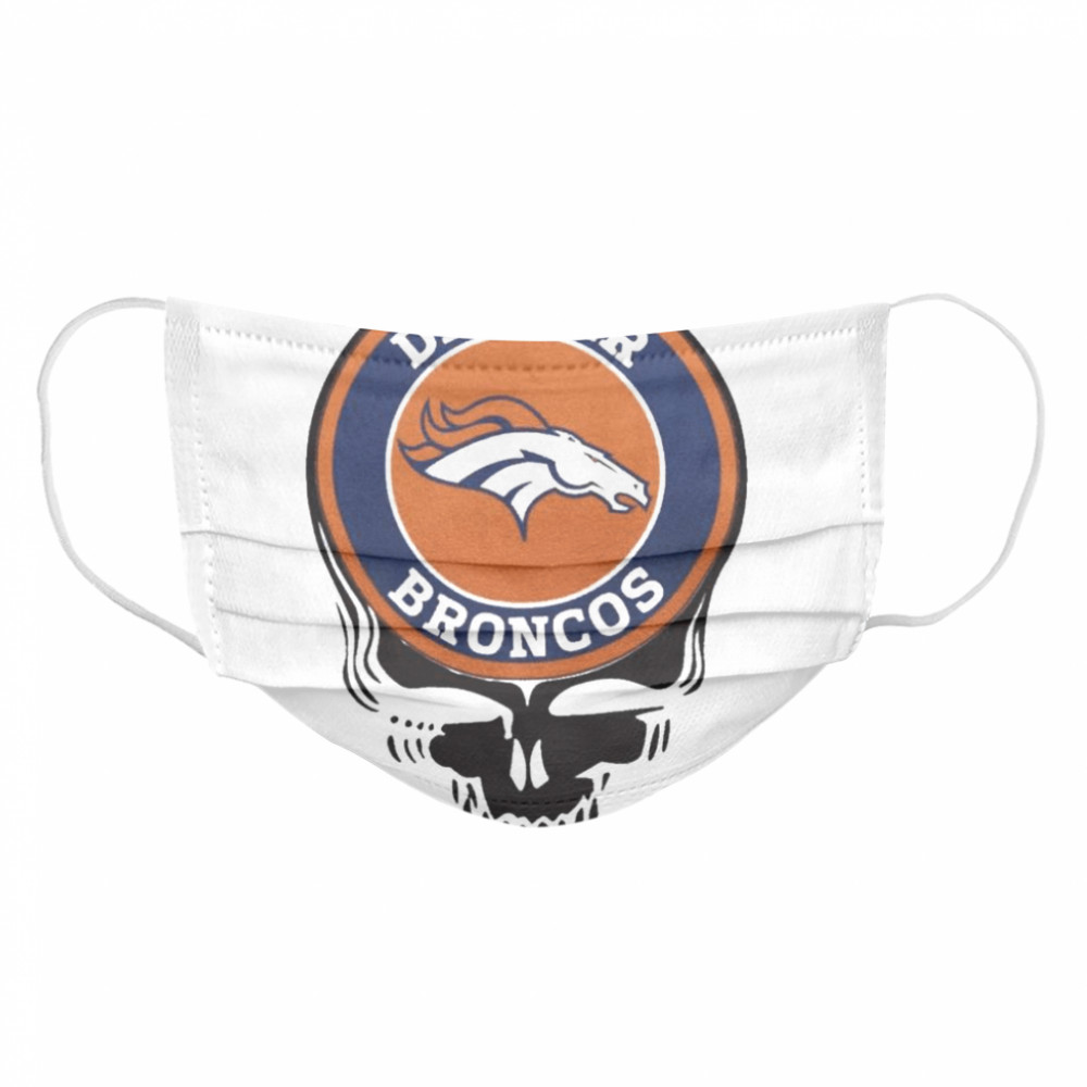 Denver broncos football skull Cloth Face Mask
