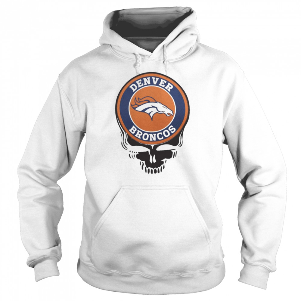 Denver broncos football skull Unisex Hoodie