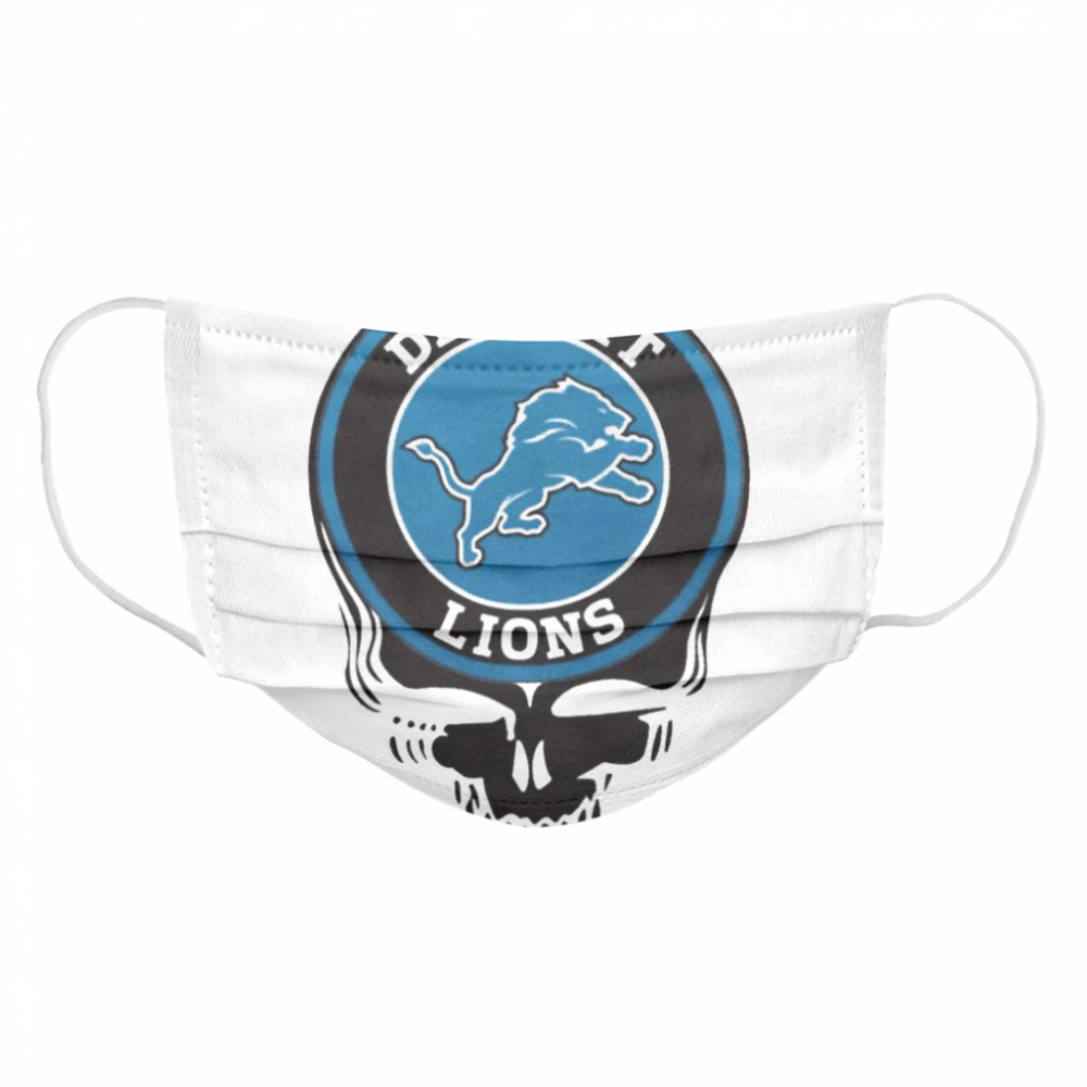 Detroit lions nfl football skull Cloth Face Mask