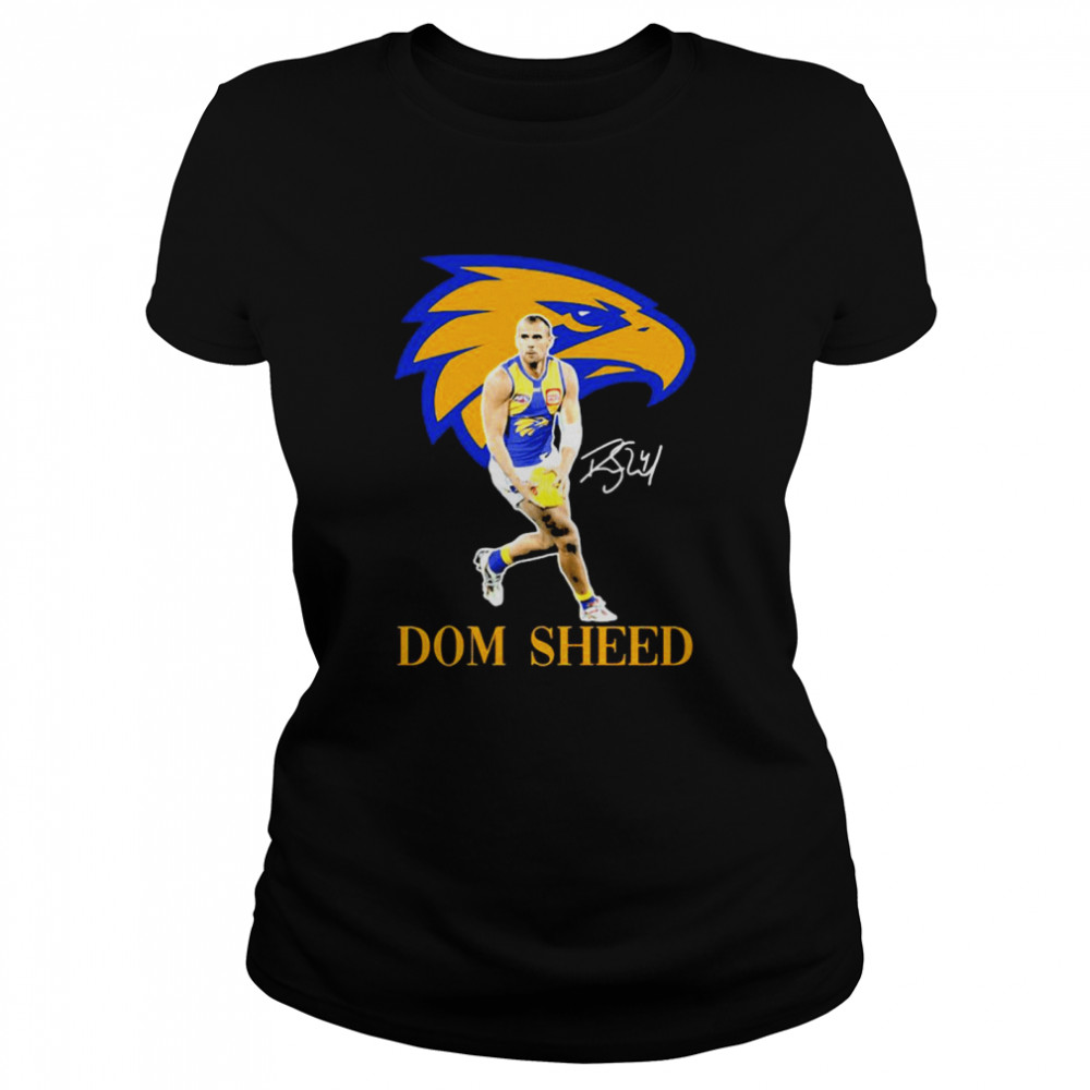 Dom Sheed Player Of Team Philadelphia Eagles Football Signature Classic Women's T-shirt