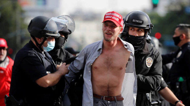 Donald Trump justifies taking the capitol This happens when a victory is stripped away