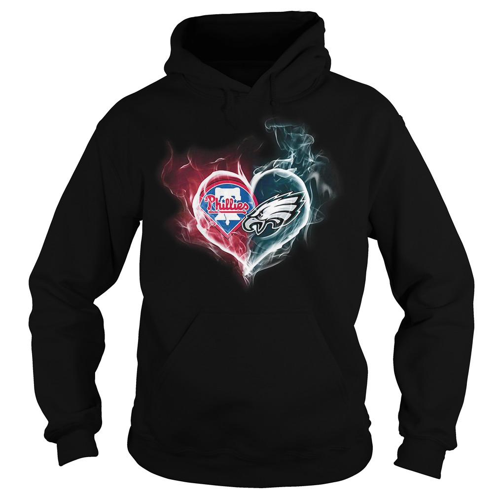 Eagles Phillies It's in my heart Hoodie