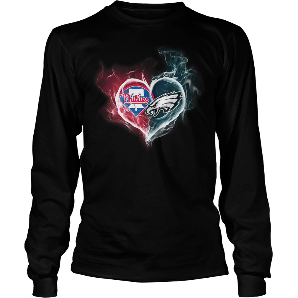 Eagles Phillies It's in my heart Long Sleeve