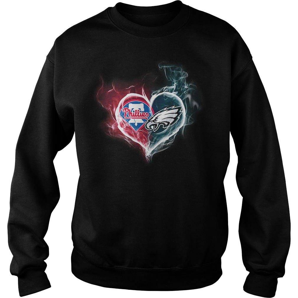 Eagles Phillies It's in my heart Sweatshirt