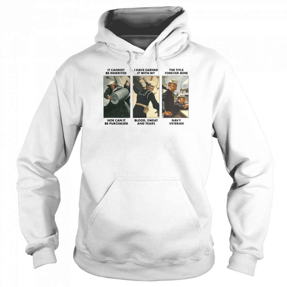 Earned My Navy Veteran Unisex Hoodie