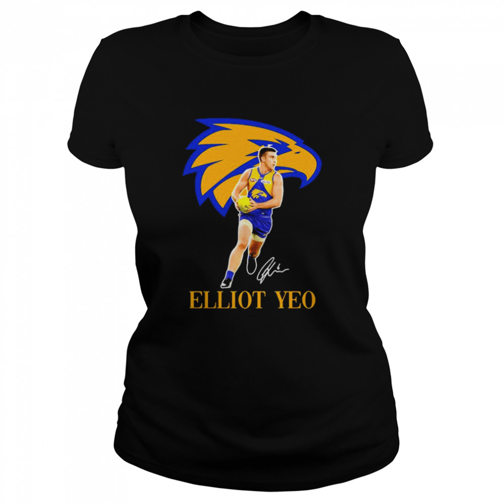 Elliot Yeo Player Of Team Philadelphia Eagles Football Signature Classic Women's T-shirt