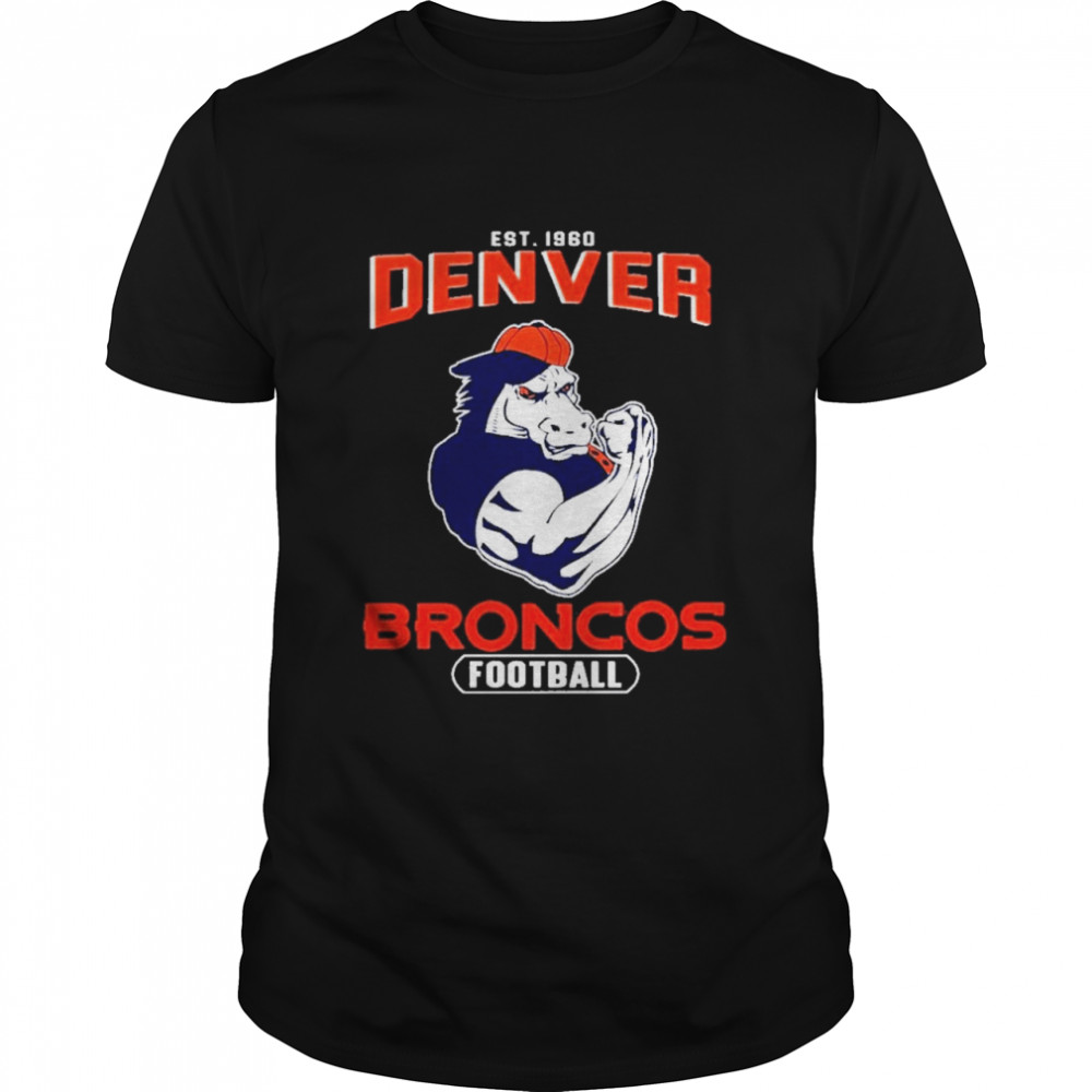 Est.1960 denver broncos football shirt