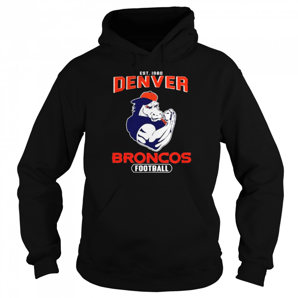 Est.1960 denver broncos football Unisex Hoodie