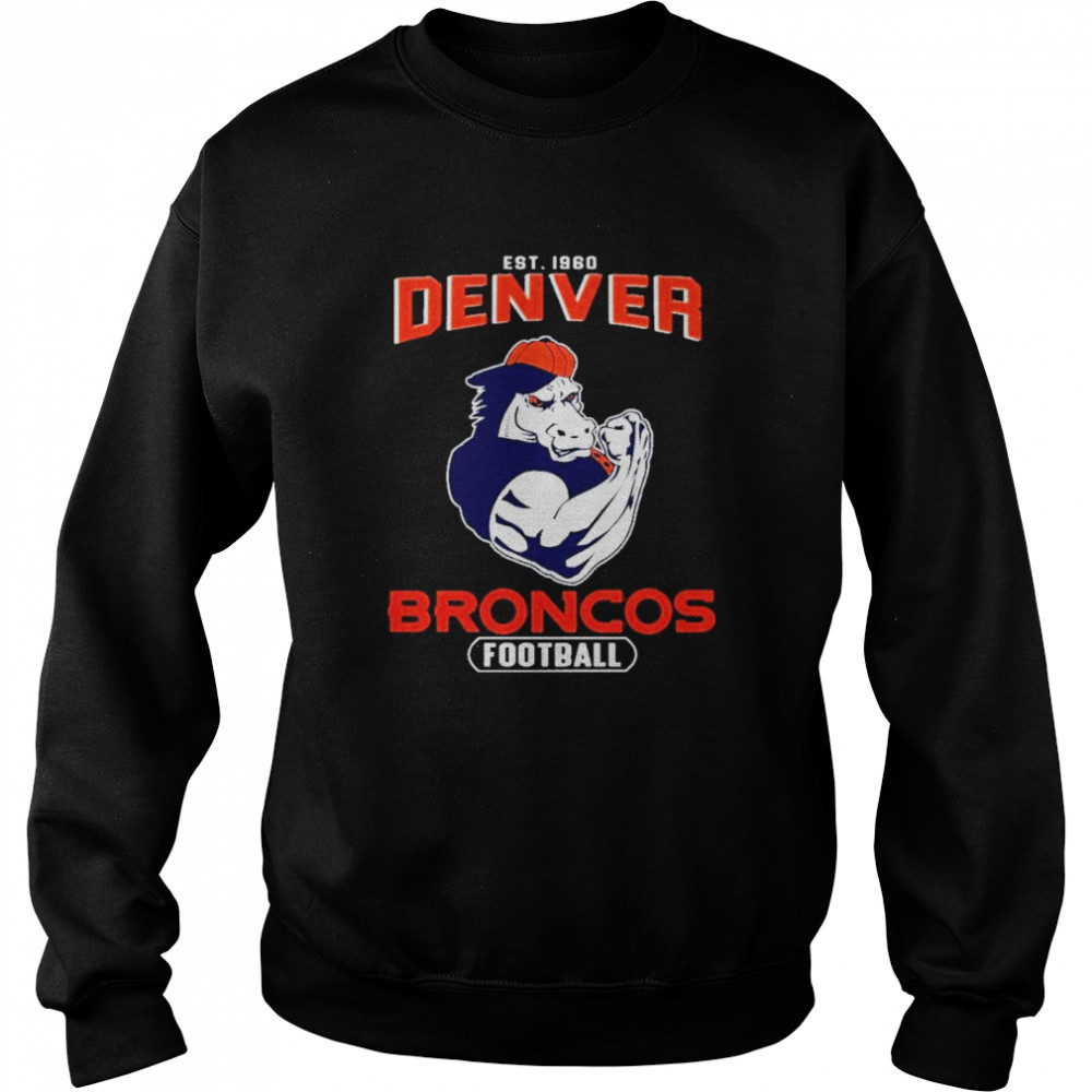 Est.1960 denver broncos football Unisex Sweatshirt