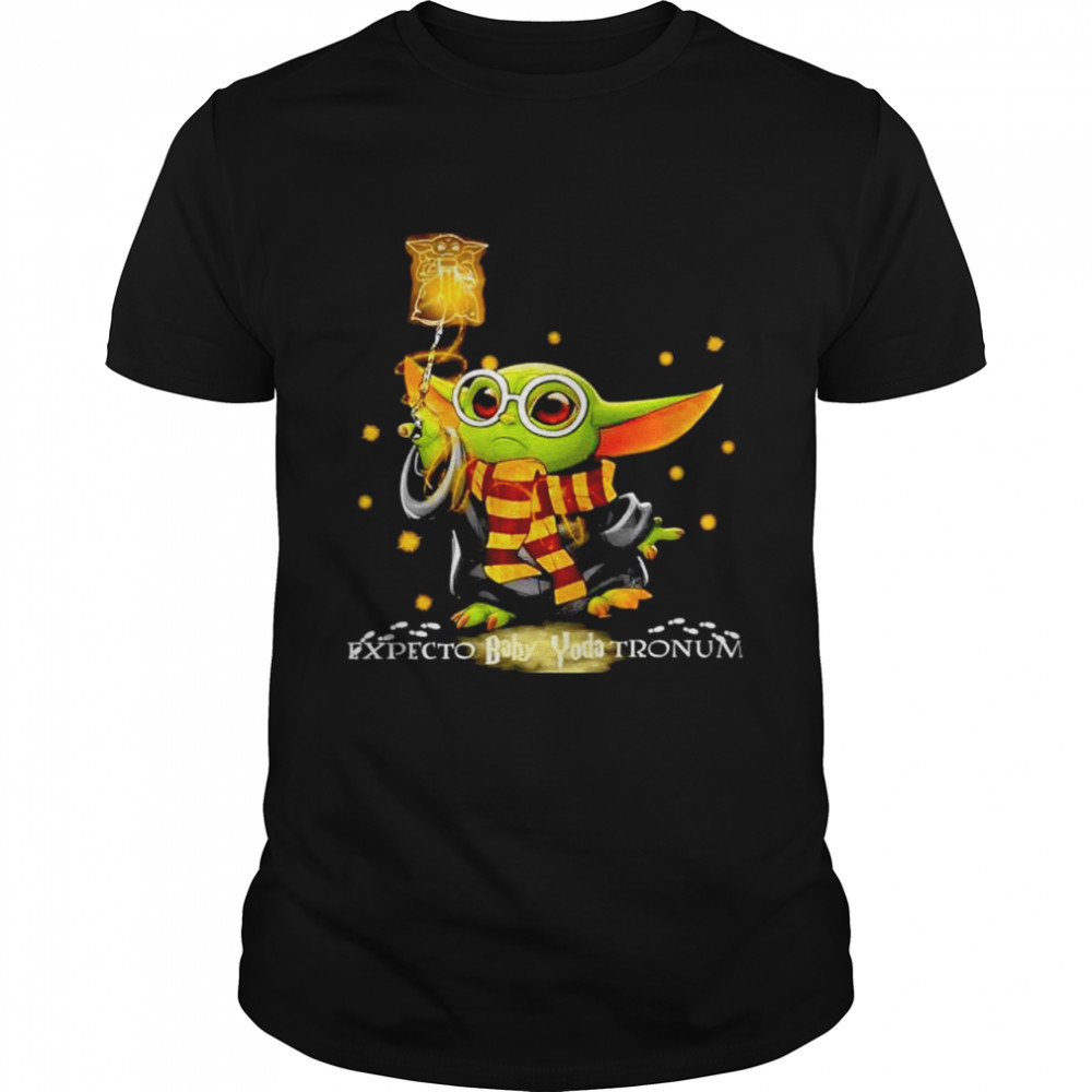Expecto Baby Yoda tronum shirt