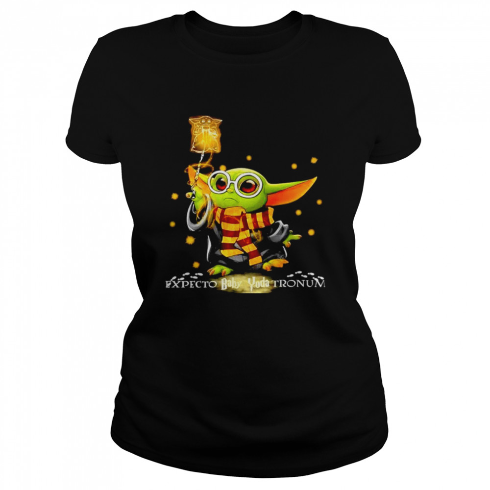 Expecto Baby Yoda tronum Classic Women's T-shirt