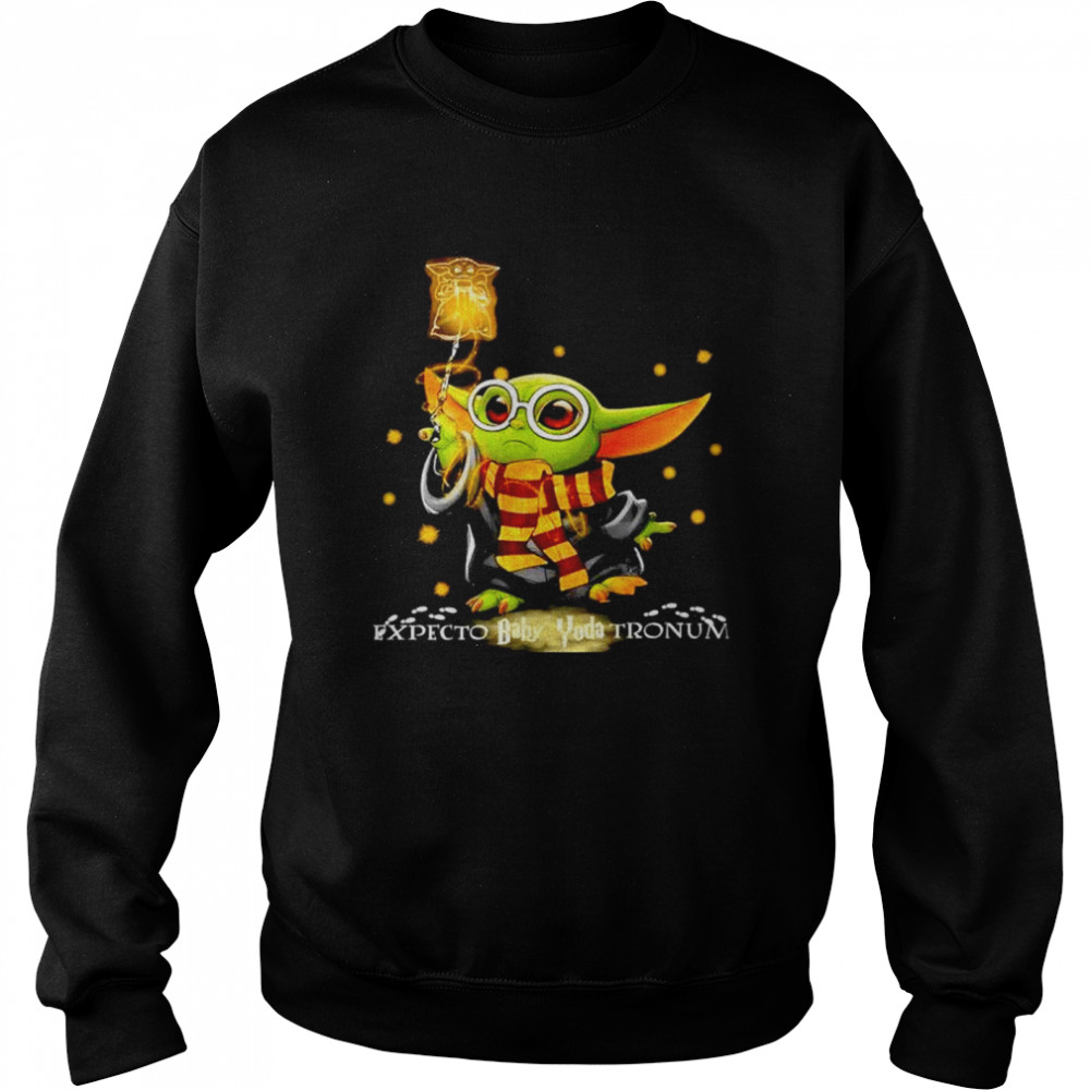 Expecto Baby Yoda tronum Unisex Sweatshirt