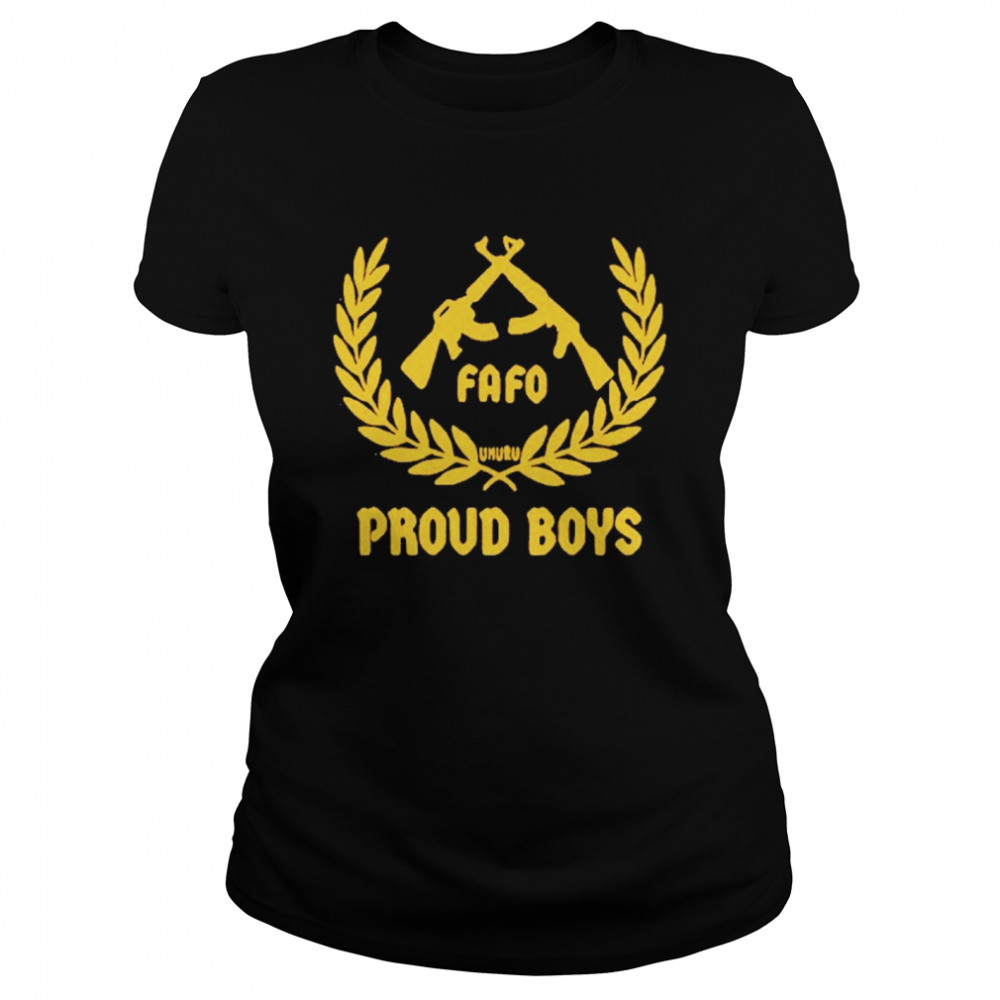 Fafo proud boys 2021 Classic Women's T-shirt