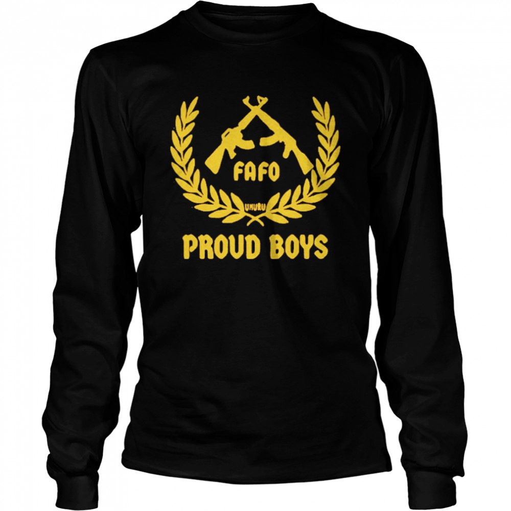 Fafo proud boys 2021 Long Sleeved T-shirt