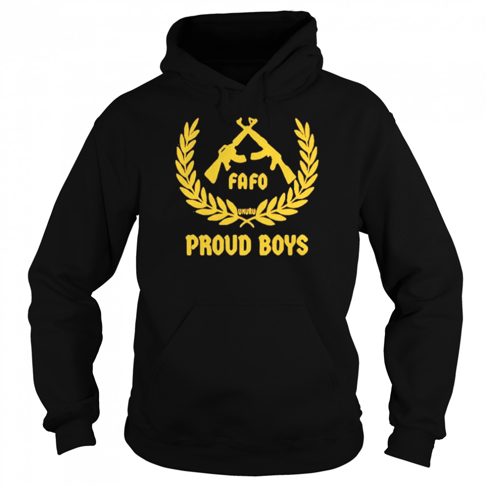 Fafo proud boys 2021 Unisex Hoodie
