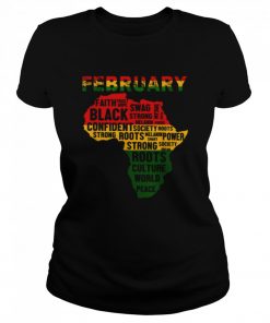 February Faith Trust Hope Black Confident  Classic Women's T-shirt