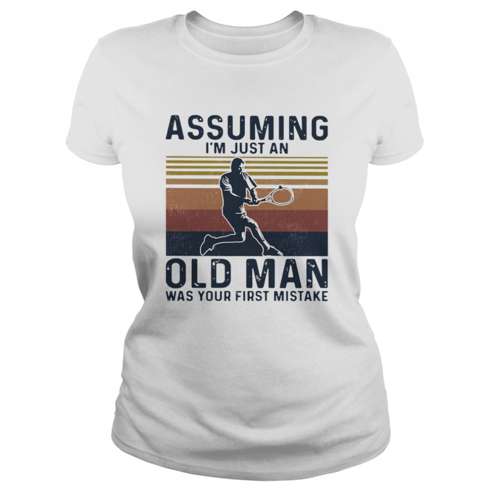 First Mistake Tennis Vintage Classic Women's T-shirt