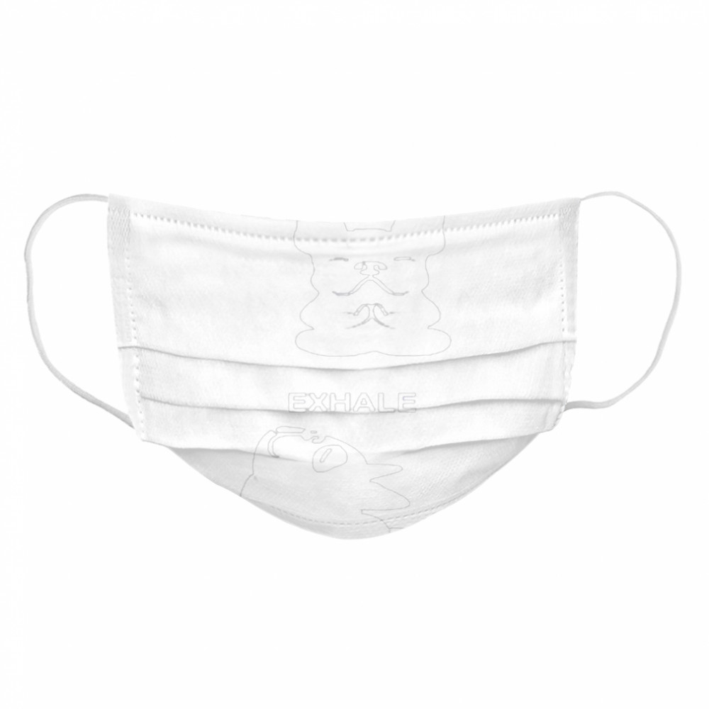 French Bulldog Inhale and Exhale Cloth Face Mask