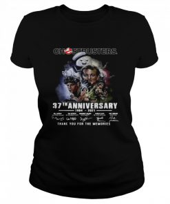 Ghostbusters 37th Anniversary 1984 2021 Signatures Thank You For The Memories  Classic Women's T-shirt