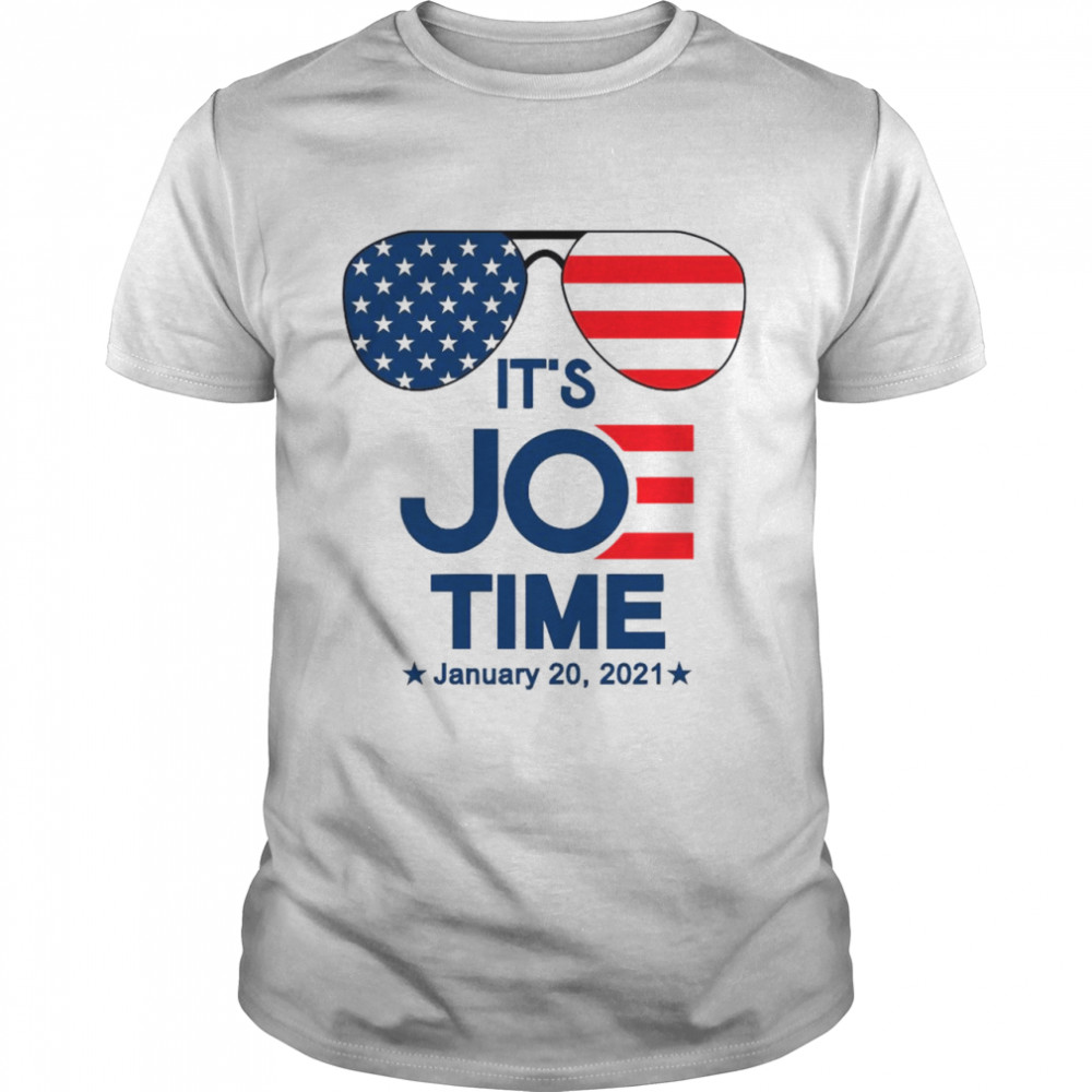 Glasses American Flag Its Joe Time January 20 2021 shirt