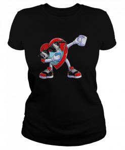 Heart Wearing Mask  Classic Women's T-shirt