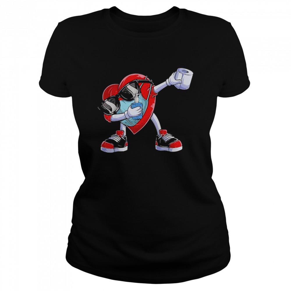 Heart Wearing Mask Classic Women's T-shirt