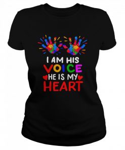 I Am His Voice He Is My Heart  Classic Women's T-shirt