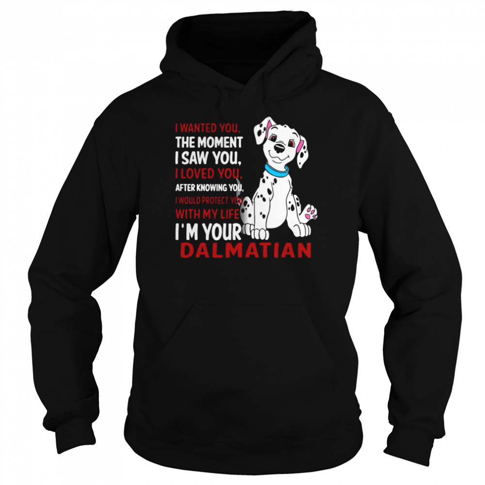 I Wanted You The Moment I Saw You I Loved You After Knowing Dalmatian Unisex Hoodie