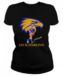 Jack Darling Player Of Team Philadelphia Eagles Football Signature  Classic Women's T-shirt