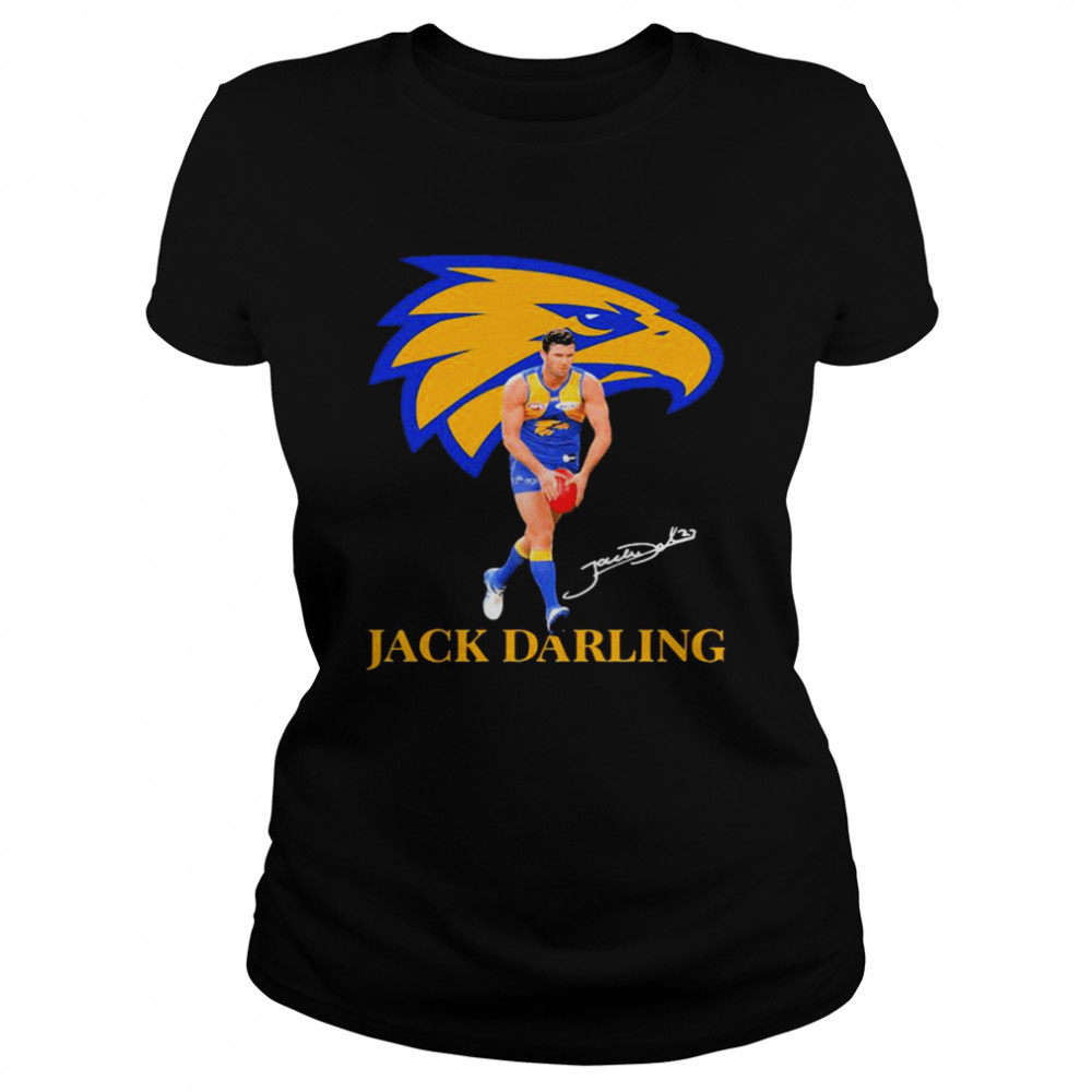 Jack Darling Player Of Team Philadelphia Eagles Football Signature Classic Women's T-shirt
