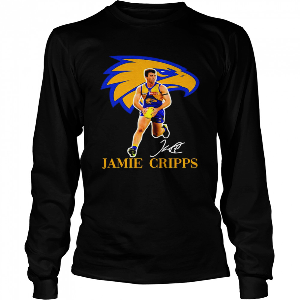Jamie Cripps Player Of Team Philadelphia Eagles Football Signature Long Sleeved T-shirt