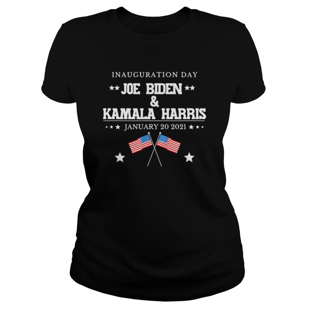 Joe Biden And Kamala Harris Inauguration Day 2021 Retro American Flag Classic Women's T-shirt