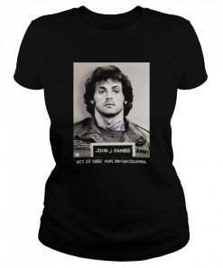 John Rambo Mugshot Signature  Classic Women's T-shirt