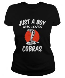 Just A Boy Who Loves Cobras Cobra Snake  Classic Ladies
