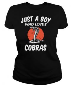 Just A Boy Who Loves Cobras Cobra Snake shirt
