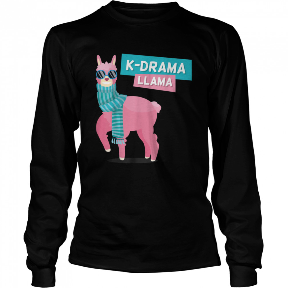 KDrama Llama Long Sleeved T-shirt