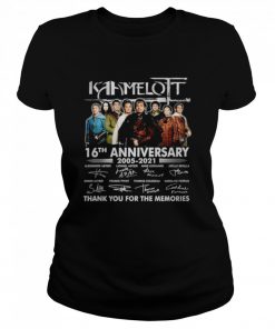 Kamelot 16th anniversary 2005 2021 thank you for the memories  Classic Women's T-shirt