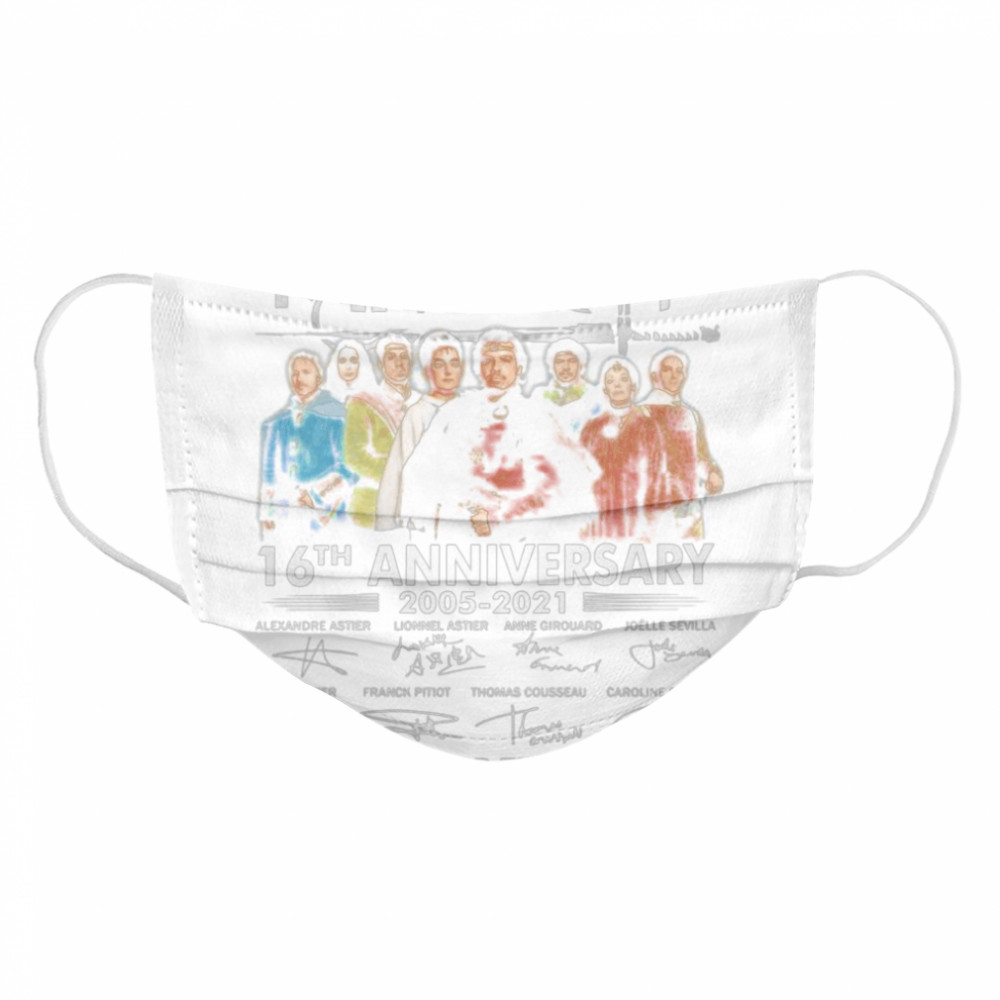 Kamelot 16th anniversary 2005 2021 thank you for the memories Cloth Face Mask