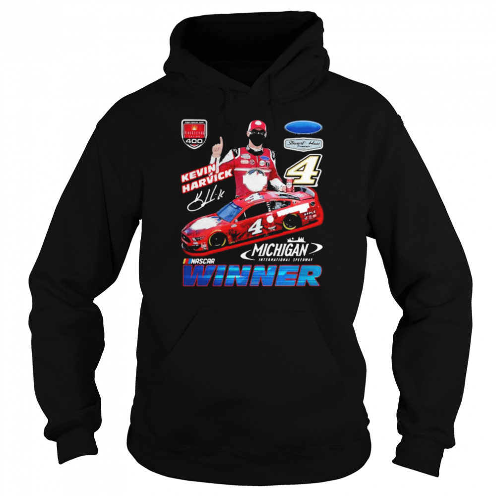 Kevin Harvick Winner Michigan Nascar Unisex Hoodie