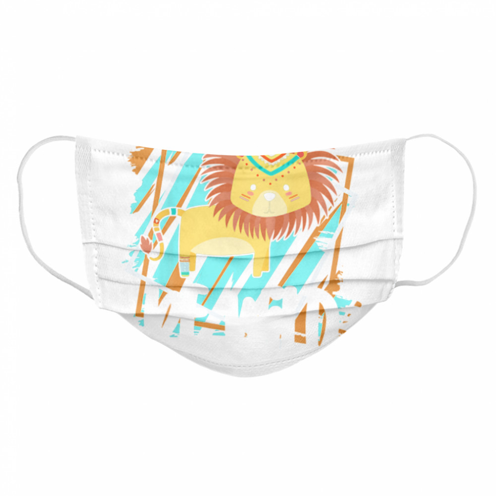 Kids Be Wild Gypsy Hippie Lion Girls Toddler Cloth Face Mask