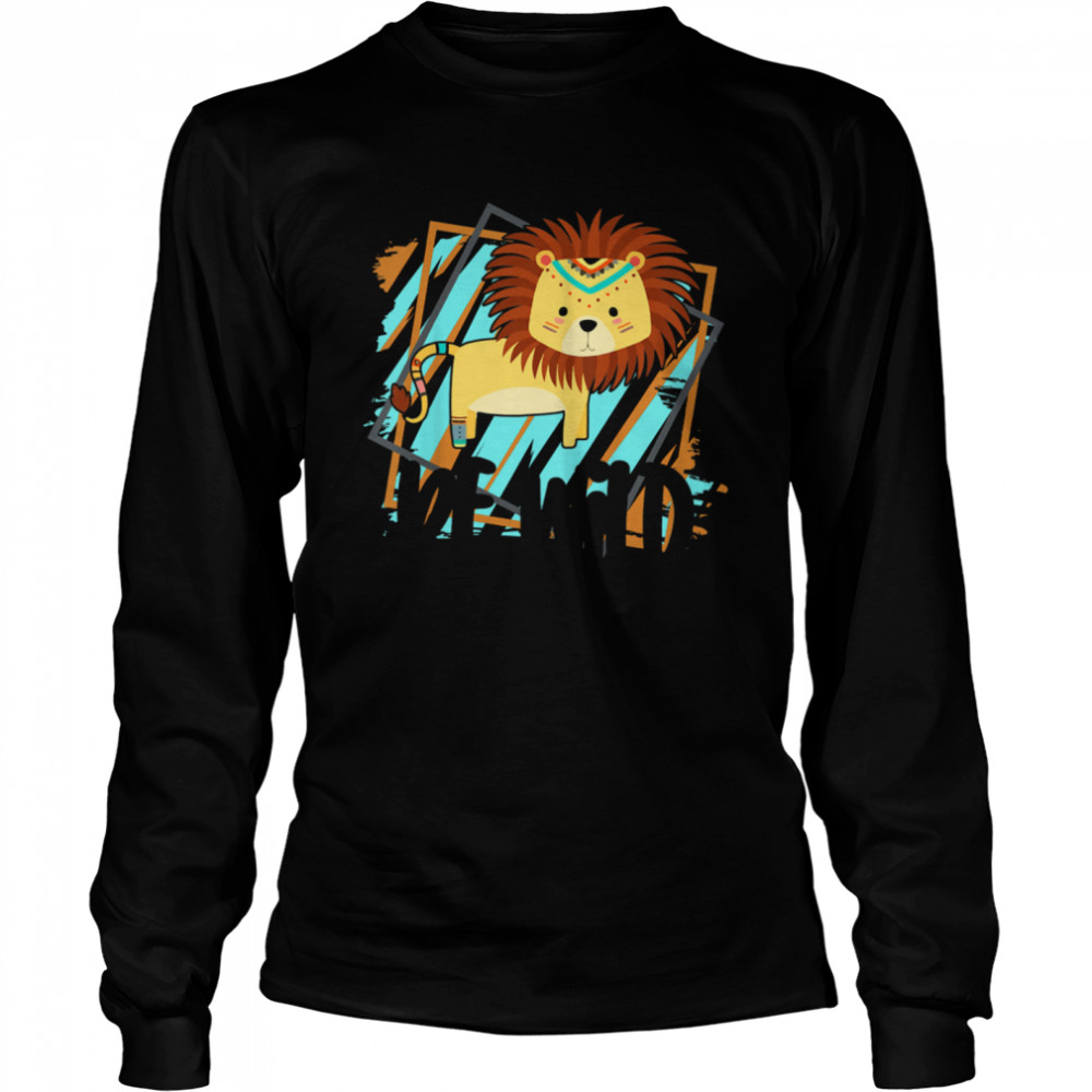 Kids Be Wild Gypsy Hippie Lion Girls Toddler Long Sleeved T-shirt