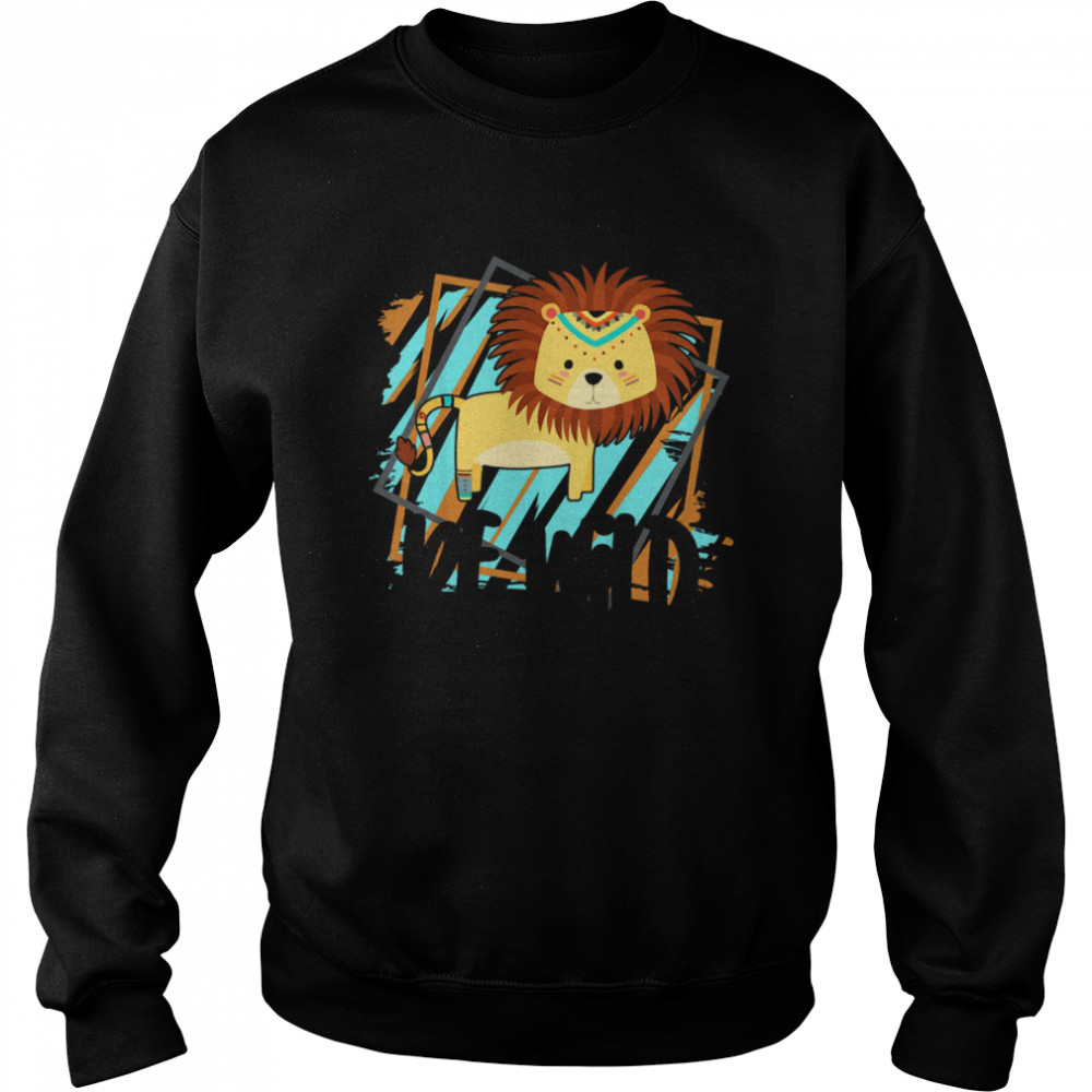 Kids Be Wild Gypsy Hippie Lion Girls Toddler Unisex Sweatshirt