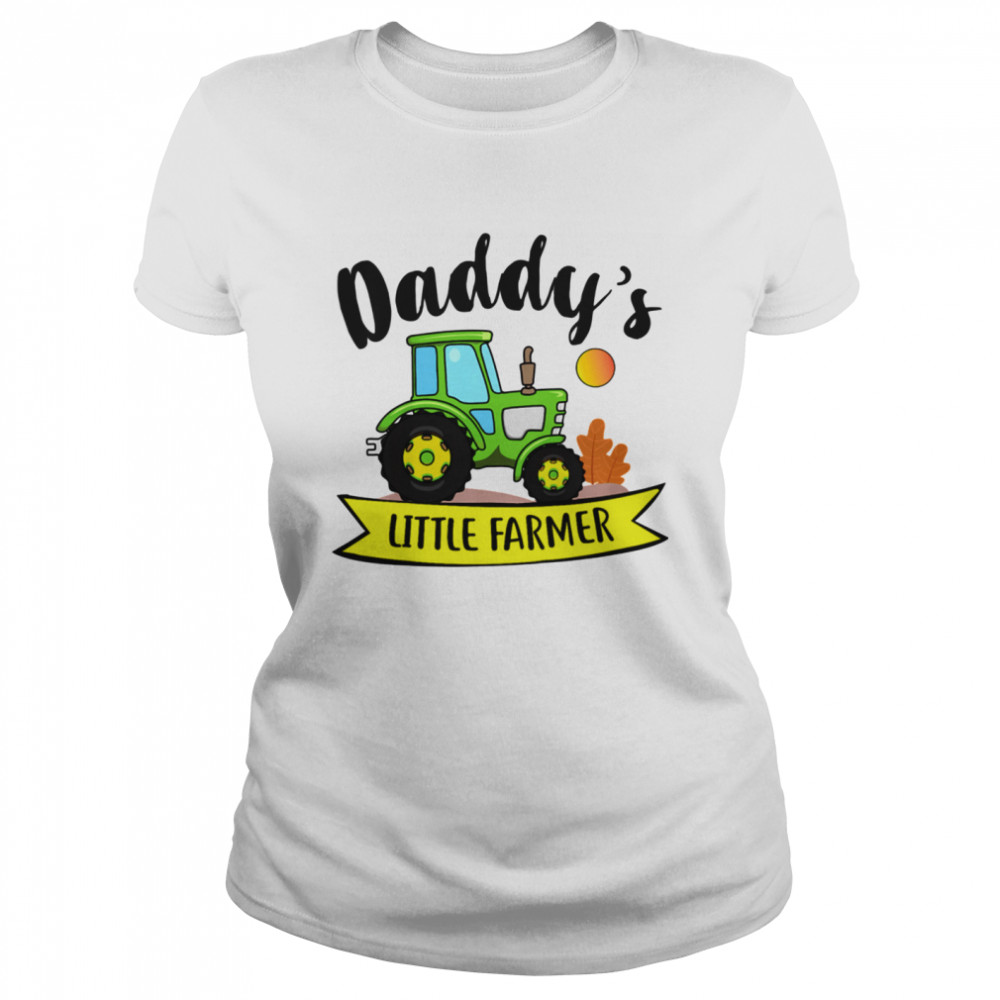 Kids Daddys Little Farmer Agrimotor Country Farm Girls Boys Classic Women's T-shirt