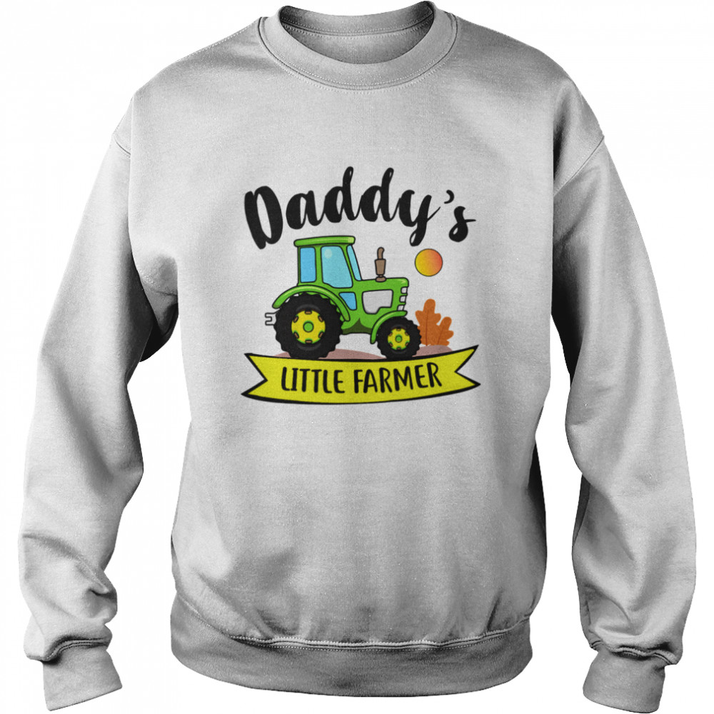 Kids Daddys Little Farmer Agrimotor Country Farm Girls Boys Unisex Sweatshirt