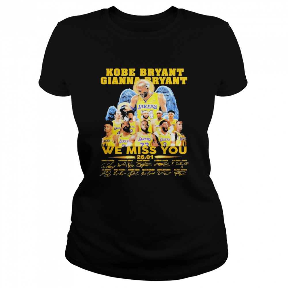 Kobe bryant gianna bryant we miss you Classic Women's T-shirt