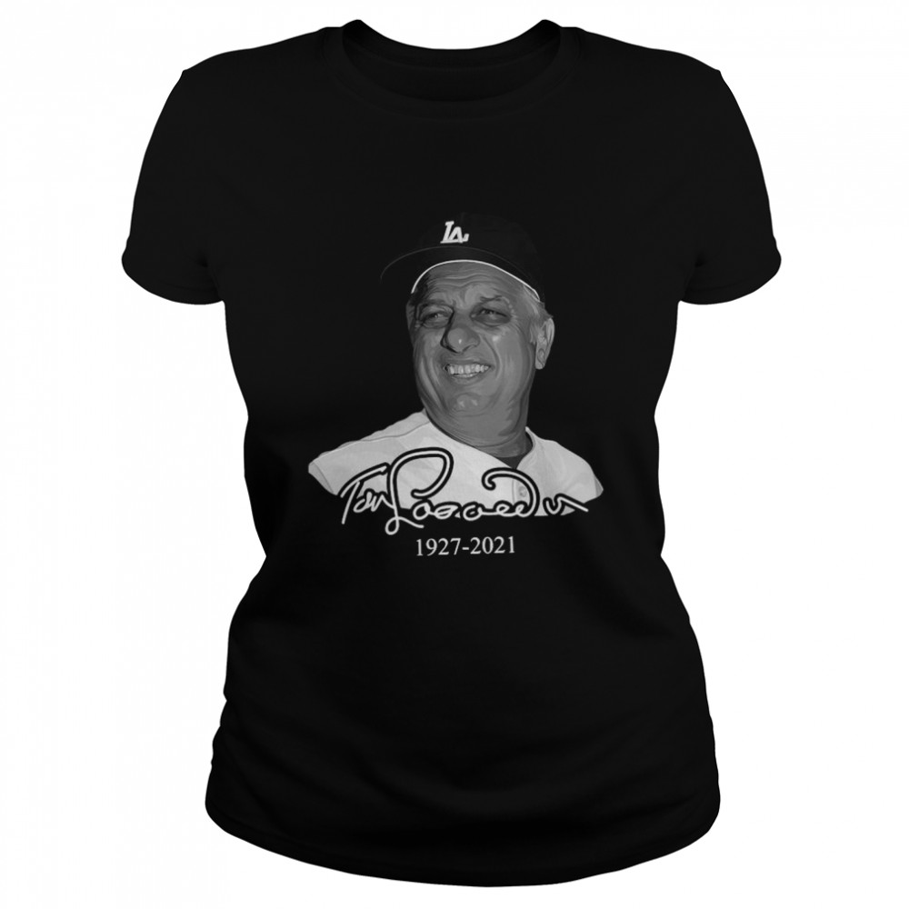 Los Angeles Dodgers Tommy Lasorda 1927 2021 Classic Women's T-shirt