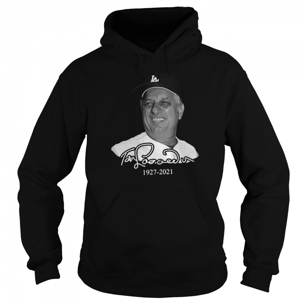 Los Angeles Dodgers Tommy Lasorda 1927 2021 Unisex Hoodie