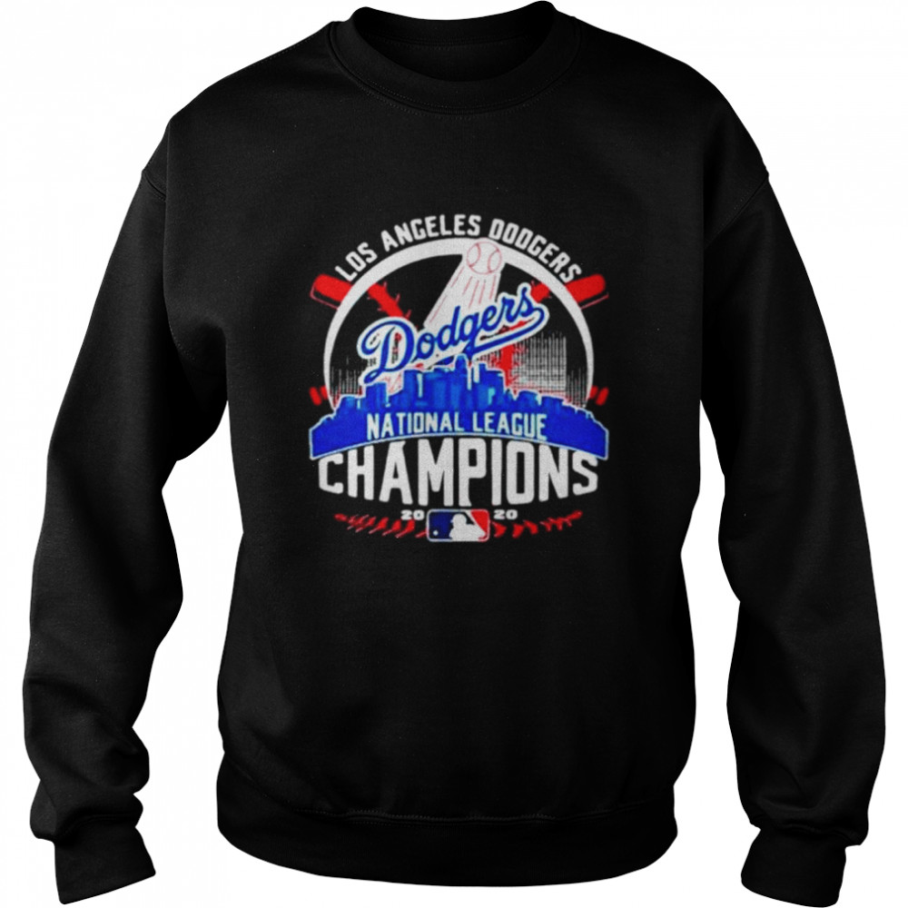 Los angeles dodgers dodgers national league champions 2020 Unisex Sweatshirt
