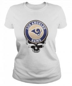 Los angeles rams football skull  Classic Women's T-shirt